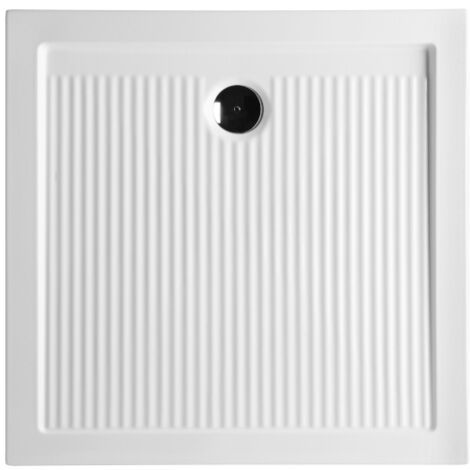 Piatto doccia 90x90 h.6 in ceramica bianco lucido Ferdy di (1/5)
