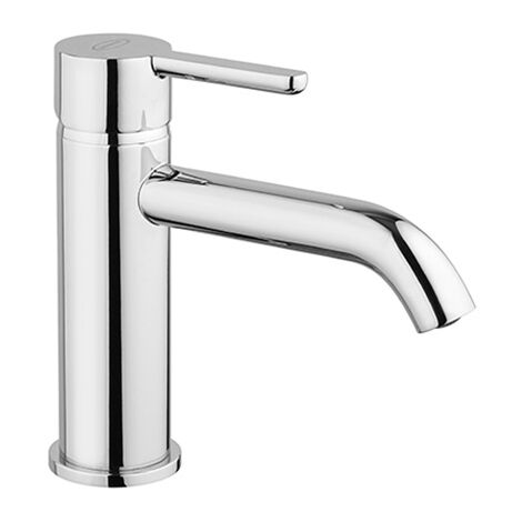 Miscelatore lavabo Sunset senza scarico in ottone cromo di
