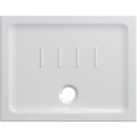 Piatto doccia 70x90 h.4,5 in ceramica bianco lucido Docciaviva di
