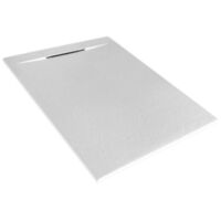 Piatto doccia 80x100 h.2,8 in marmoresina bianco Vilnius