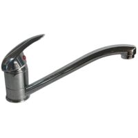 Miscelatore lavello cucina Pisa in ottone cromo con flessibili