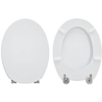 Copriwater Cesame Dorica compatibile in poliestere bianco