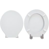 Copriwater Cesame Mid compatibile in poliestere bianco