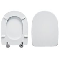 Copriwater Gravena Sisma compatibile in poliestere bianco