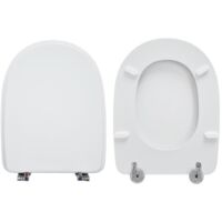 Copriwater Hidra Abc/Sospeso compatibile in poliestere bianco