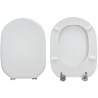Copriwater Hidra My/My sospeso compatibile in poliestere bianco
