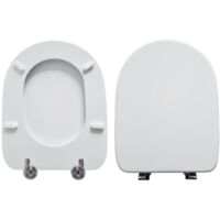 Copriwater Hidra Memory compatibile in poliestere bianco