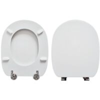 Copriwater Hidra Angela compatibile in poliestere bianco