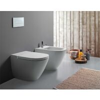 Sanitari Stockholm filomuro cm. 51x37 con sedile softclose di