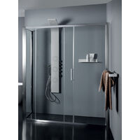 Box doccia FPSC50 in cristallo 6 mm. satinato cm. 65x130 profilo