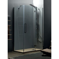 Box doccia TEPB43 in cristallo 6 mm trasparente 100x110 con