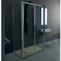 Box doccia FPSL60 cristallo 6 mm trasparente 90x100x90 con