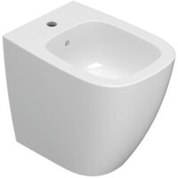 Bidet Genesis filomuro scarico traslato cm. 50x36 bianco di