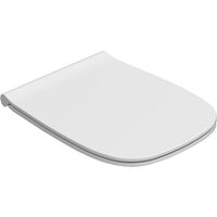 CERAMICA GLOBO Genesis sedile duroplast rall bcol chiusura rallentata bianco lucido codice prod: GN022BI