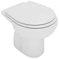 Water Clever scarico terra cm. 51x37 bianco lucido