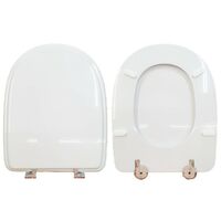 Copriwater Hidra Loft compatibile in poliestere bianco