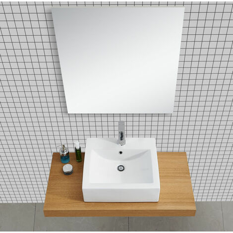 Waschtischkonsole 100 x 50 cm (Eiche)