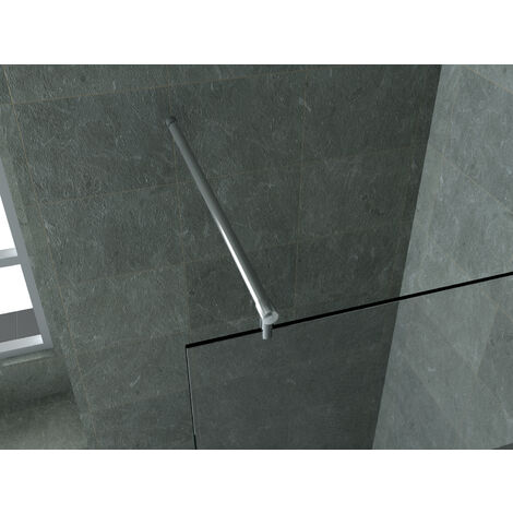 Duschtrennwand 160x200 Cm, 10 Mm ESG-Sicherheitsglas – Satiniert & Pflegeleicht, Freistehend