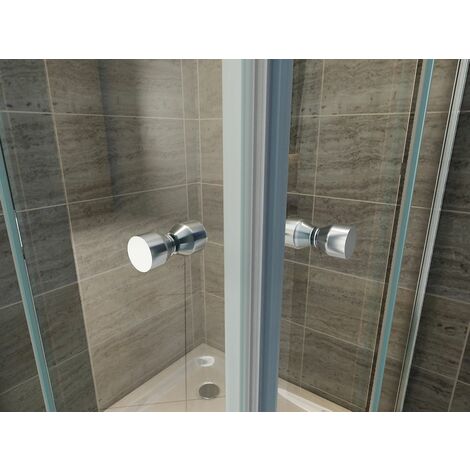 Duschkabine JUNISO-Q 80 x 80 x 190 cm ohne Duschtasse