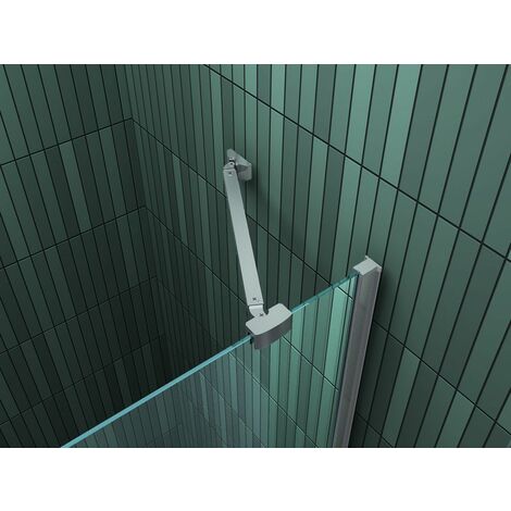Duschkabine CASA-ONE 80 x 80 x 190 cm ohne Duschtasse