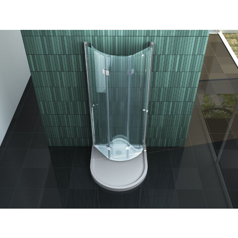 faltbare U-Duschkabine Circus 80 x 80 x 195 cm ohne Duschtasse
