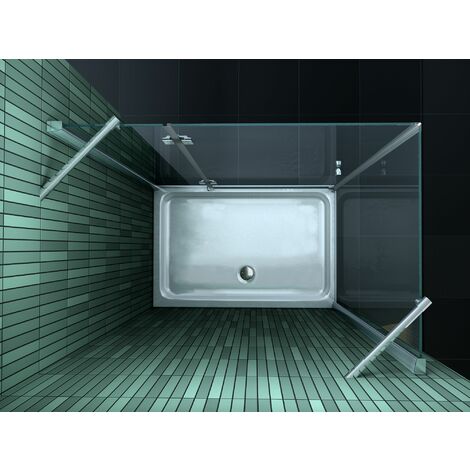 Duschkabine SILL 90 x 75 x 195 cm ohne Duschtasse