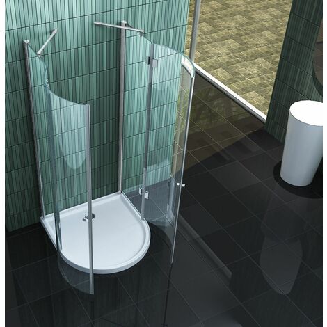 U-Duschkabine INTUBO 90 x 90 x 200 cm inkl. Duschtasse