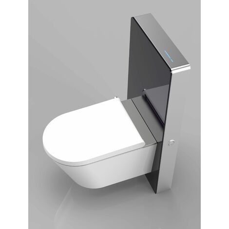 Schwarzglas Sensor - Sanitärmodul für Wand-WC