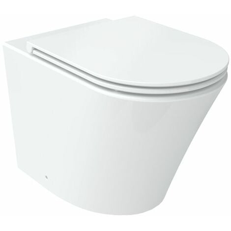 Spülrandloses Stand-WC inkl. Soft-Close Sitz WHR-446055