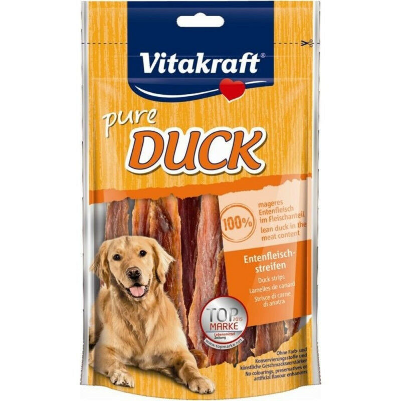 VITAKRAFT SNACK TIRAS DE PATO 80 GR 100% NATURALES