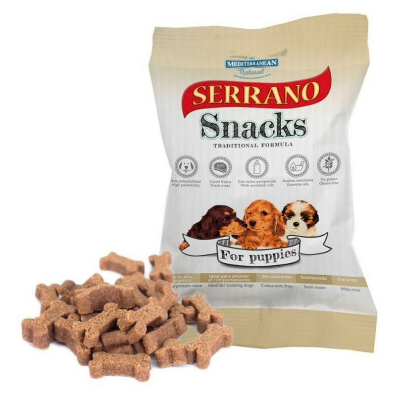 Mediterranean Natural Snacks serrano especial cachorros 100 puppy