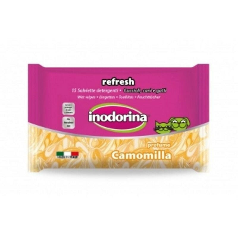 TOALLITAS CAMOMILA INODORINA 15UDS