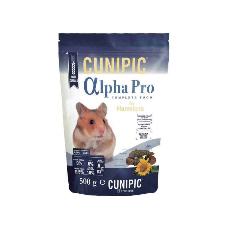 Pienso Para Hamsters cunipic alpha pro 500 alimento