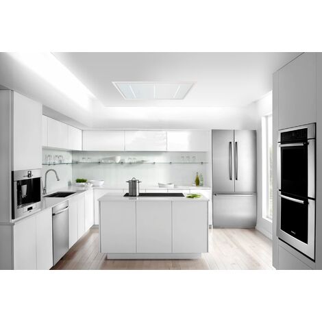 ViandPro - Opus Flush Fit Ceiling Hood 90x50 White - Ducted Or Recirculated - VP-CH95WHT, Ducted Version (1/5)