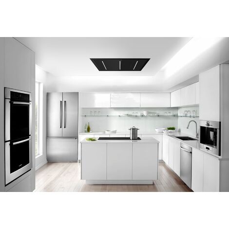 ViandPro - Opus Flush Fit Ceiling Hood 90x50 Black - Ducted Or Recirculated - VP-CH95BLK, Ducted Version (1/5)