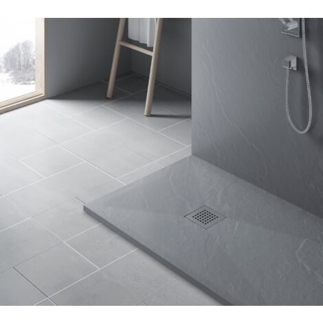Premier Slate Stone Ultra Slim 25mm Rectangular Shower Tray Light premier-slate-stone-ultra-slim-25mm-rectangular-shower-tray-light