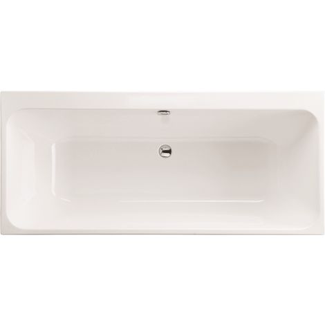 Carron - Profile 1600x700 Plain 5mm DE Bath - White - White