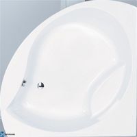 Carron - Tranquility Corner Bath 1300x1300 5mm Carron - White - White
