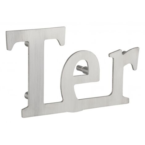 Lettres "TER" adhésives hauteur 76mm - THIRARD