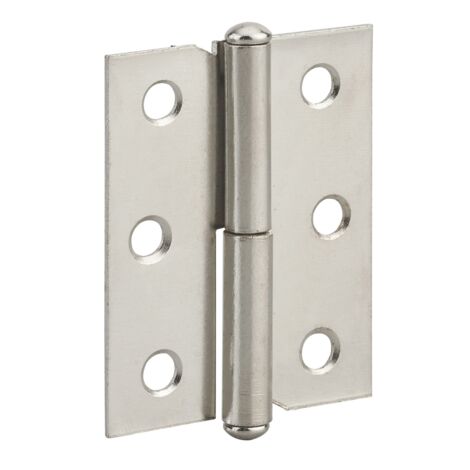 Charnière de porte intérieure, acier, droite, THIRARD L.40 x l.30 mm