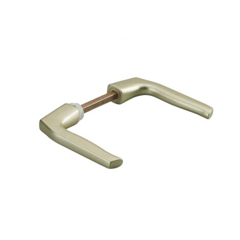 Bequille double anodisé champagne 1 portée 7 longeur 100 mm
