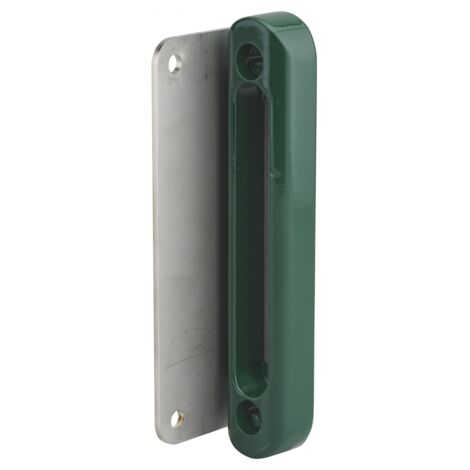 Thirard – Gâche à visser pour serrure en applique portail – Acier inoxydable – Boîtier aluminium – Pêne dormant réglable 30-60mm – Mécanisme réversible