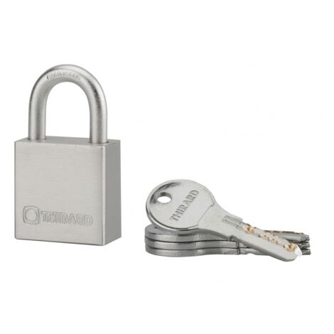 THIRARD - Cadenas à clé RINOX 40mm anse inox 4 clés (1/4)