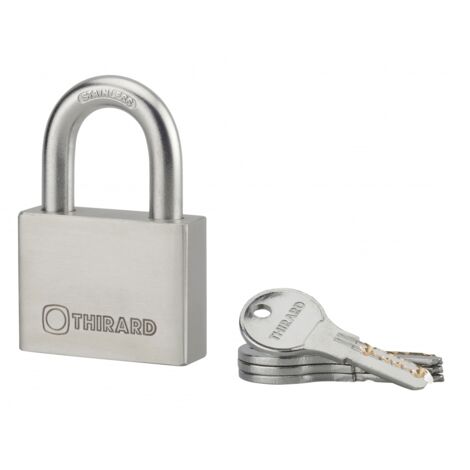 THIRARD - Cadenas à clé RINOX 60mm anse inox 4 clés (1/4)
