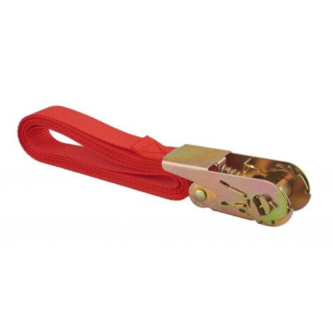 THIRARD - Sangle de serrage, 3m, à cliquet, rouge - THIRARD