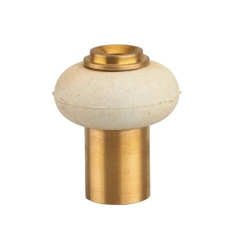 Thirard – Butoir à visser caoutchouc Ø30x37mm – Fixation au sol – Laiton pour protection murs – Hauteur 2/4 cm – Garantie 5 ans