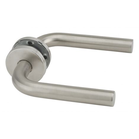 Thirard – Paire de béquilles pour porte en acier inoxydable 304 – Carré 7x110mm – Vis de fixation invisibles – Pour portes intérieures (1/3)