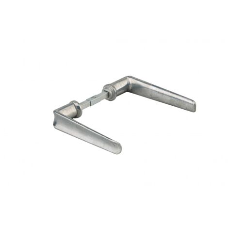 Thirard – Béquille de porte 2 portées – Carré 6 ou 7mm – Installation facile pour portes jusqu'à 70mm d'épaisseur – Vis pointeau réglable (1/2)