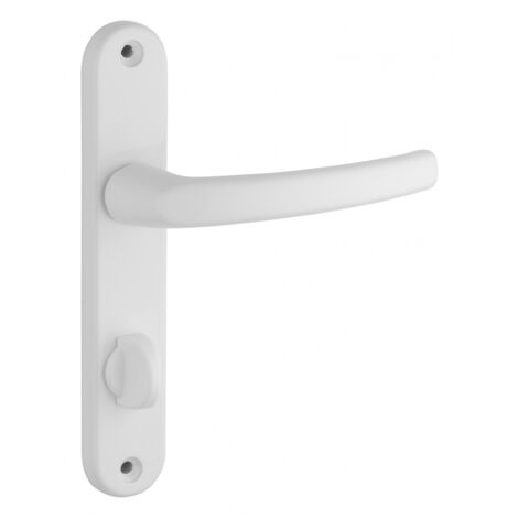 Poignée de porte Sultane à condamnation blanc