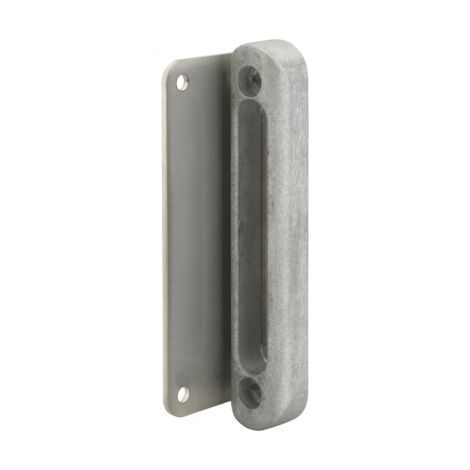 Thirard – Gâche à visser pour serrure en applique portail – Aluminium – Pêne dormant réglable 30-60mm – Mécanisme réversible 1 tour – Axe 58mm (1/2)